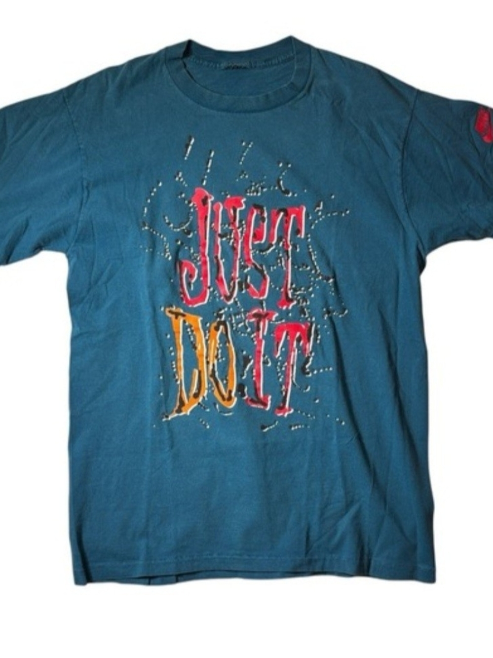 Vintage Nike Teal "Just Do It" 90s Shirt